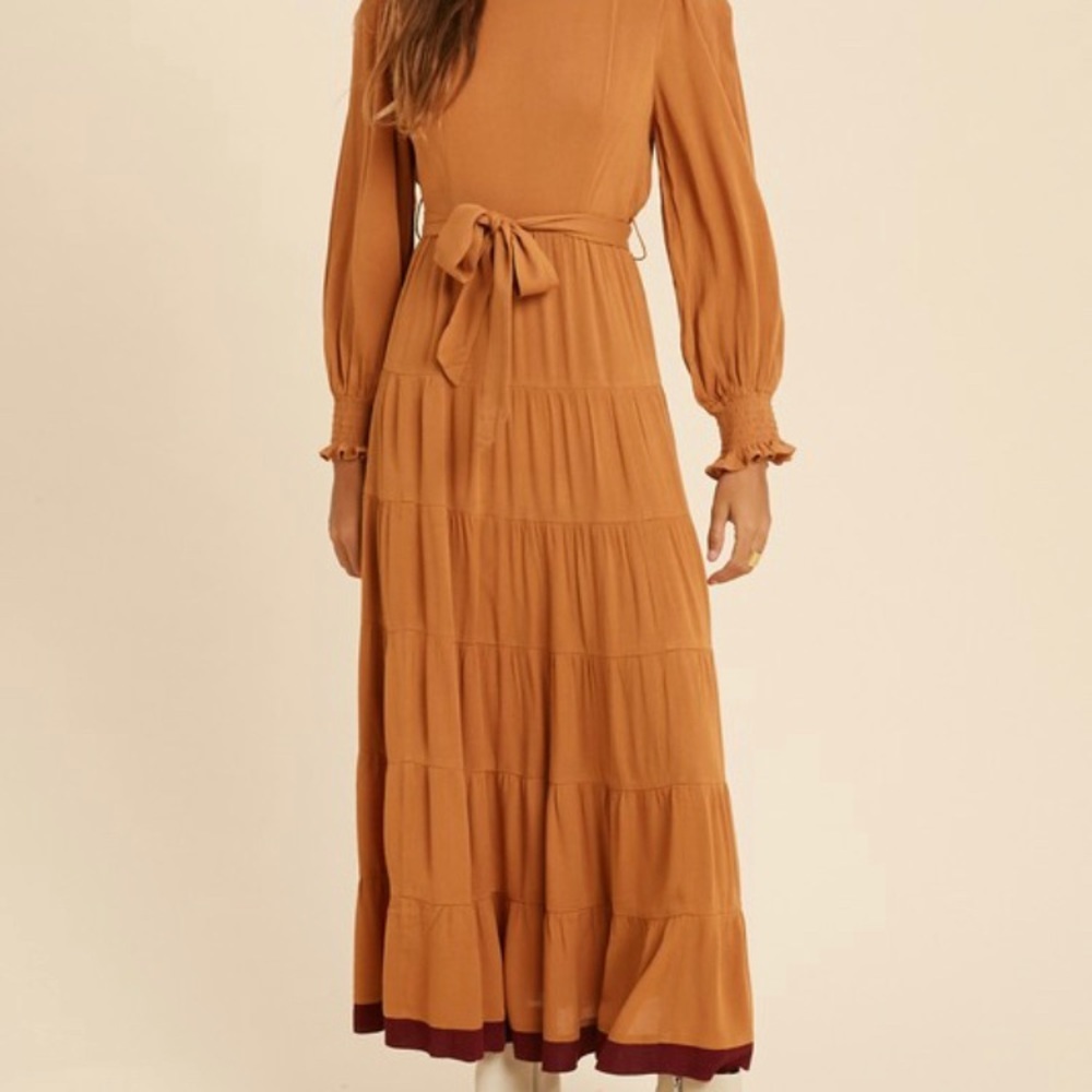 Cottagecore Bohemian Style Peasant Maxi Dress